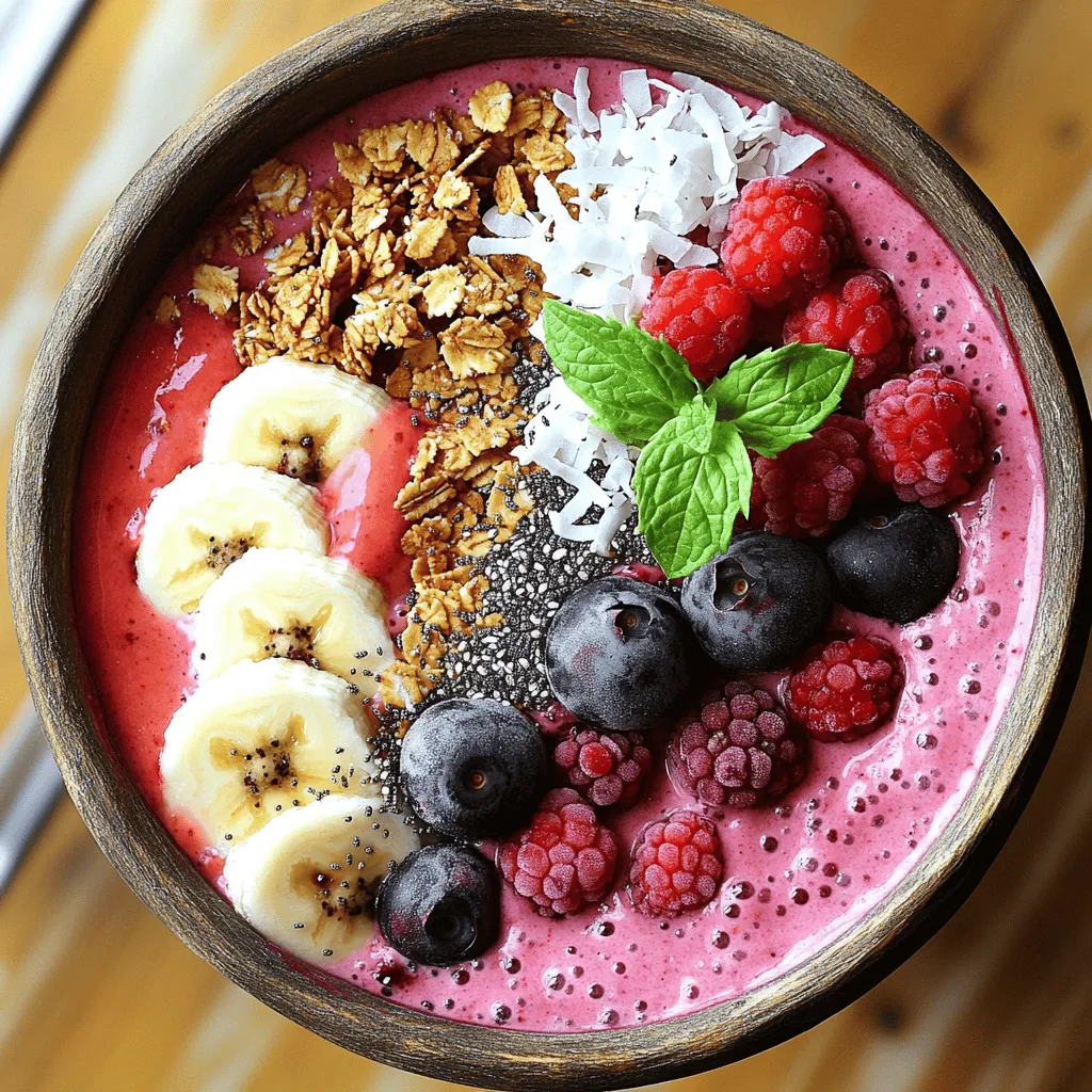 Berry Smoothie Bowl Fresh and Healthy Delight