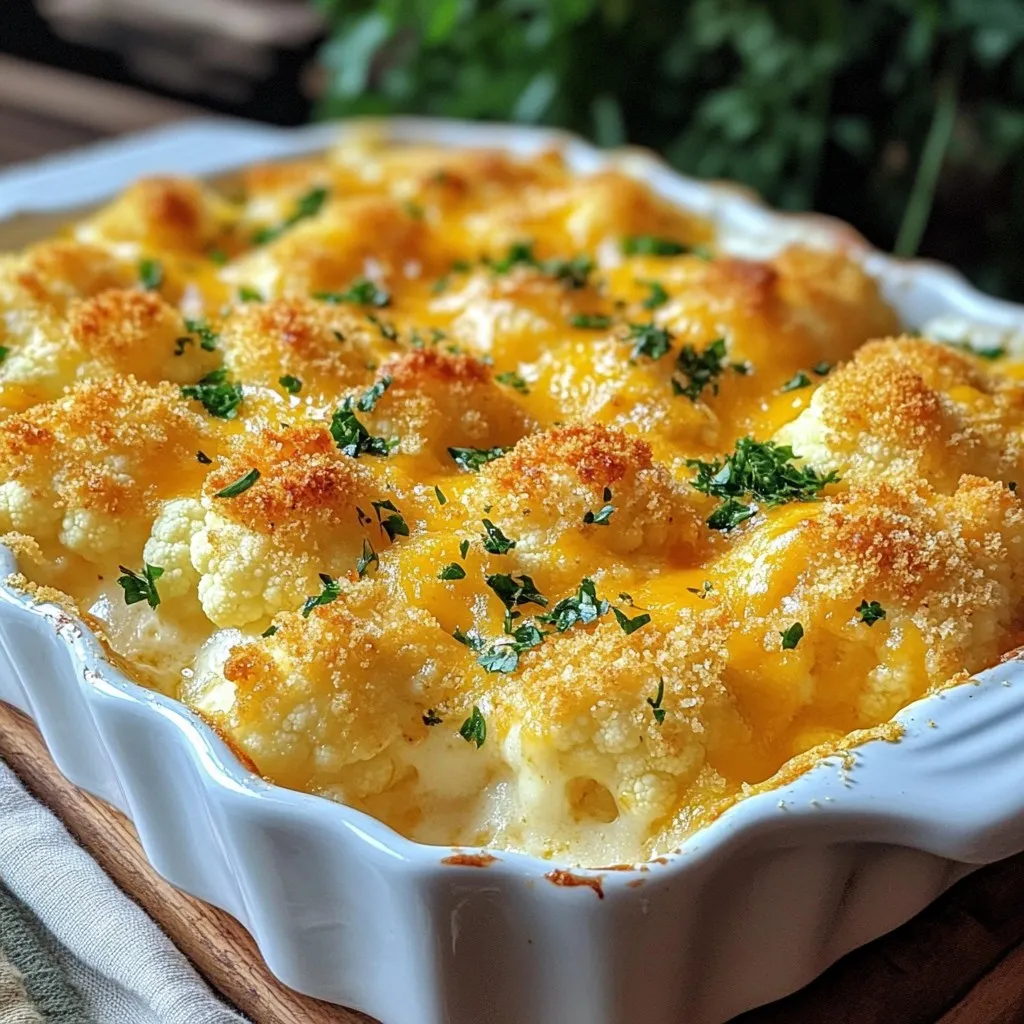 Cheesy Cauliflower Bake Creamy and Flavorful Dish