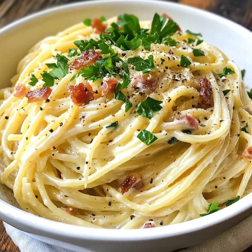 Classic Carbonara Simple and Creamy Pasta Dish