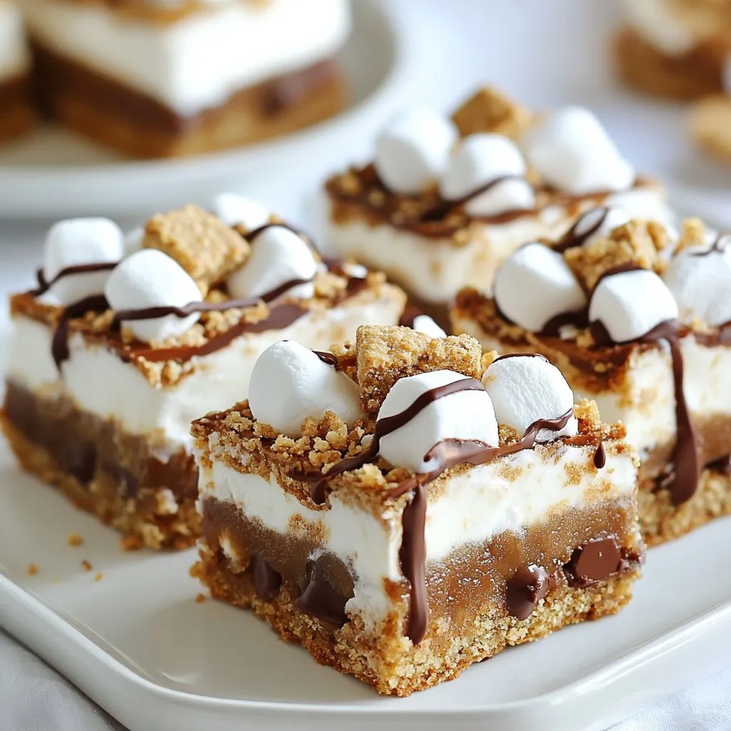 Gingerbread S&#8217;mores Bars Sweet and Simple Treat