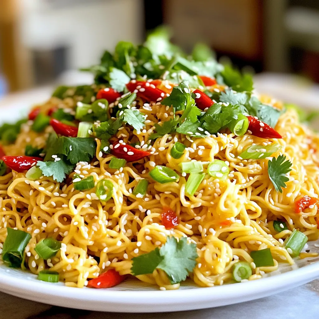 Minute Spicy Chili Garlic Noodles Quick and Tasty Dish