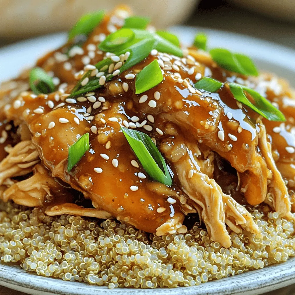 Slow Cooker Sesame Garlic Chicken Flavorful Delight