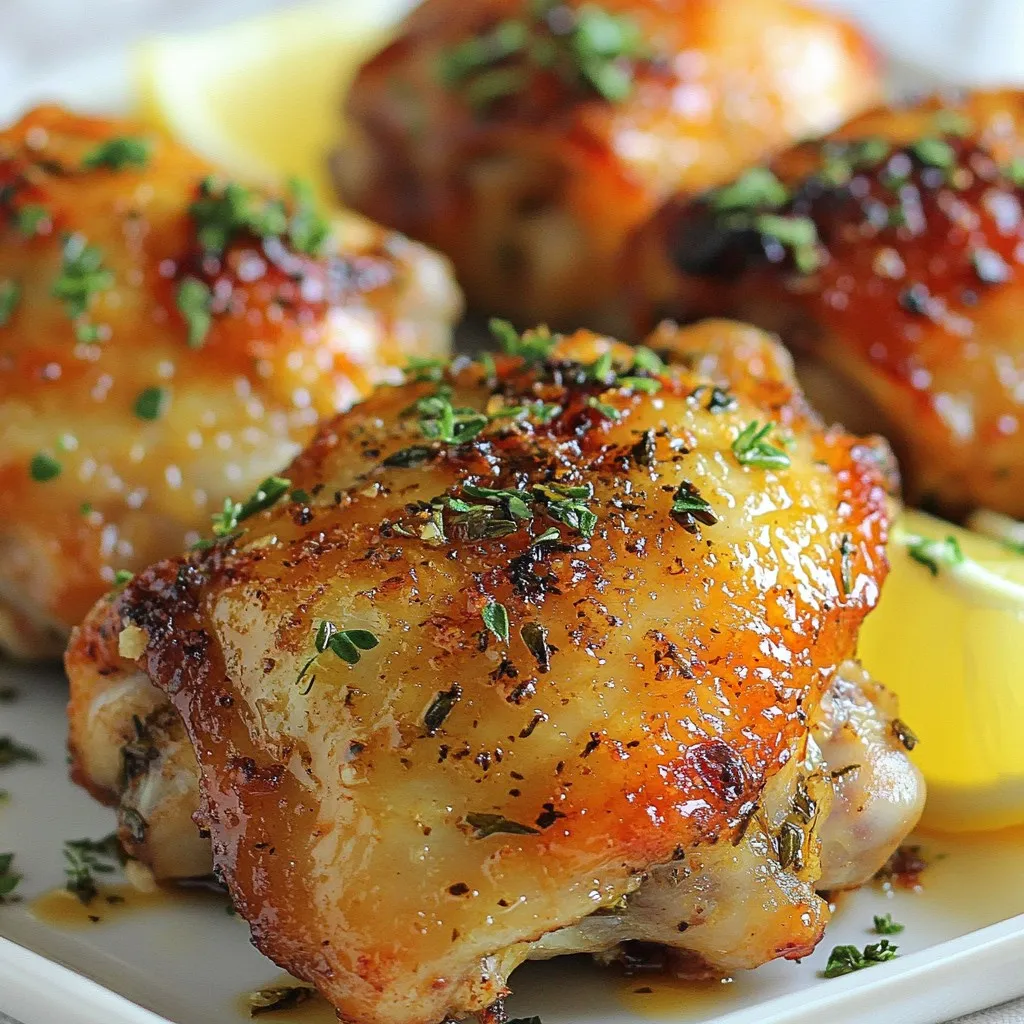 Herb Roasted Chicken Thighs Flavorful and Simple Dish