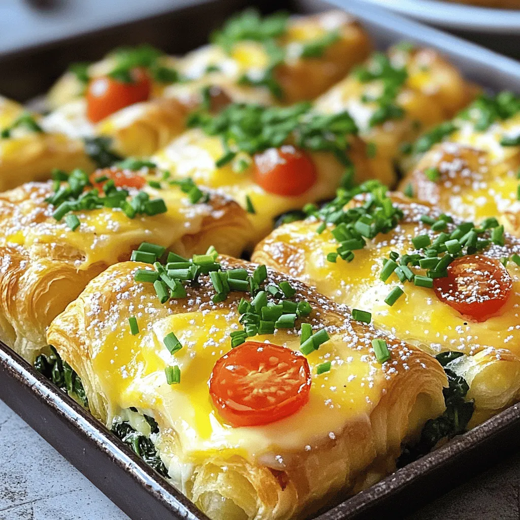 To make a savory breakfast strata with croissants, you need the following ingredients: