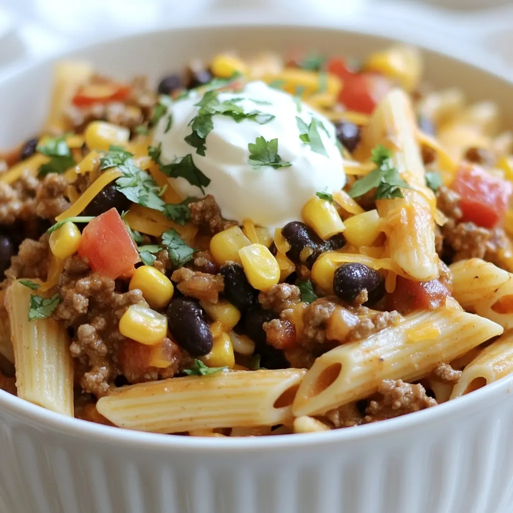 Taco Pasta Comforting Dish for Any Meal