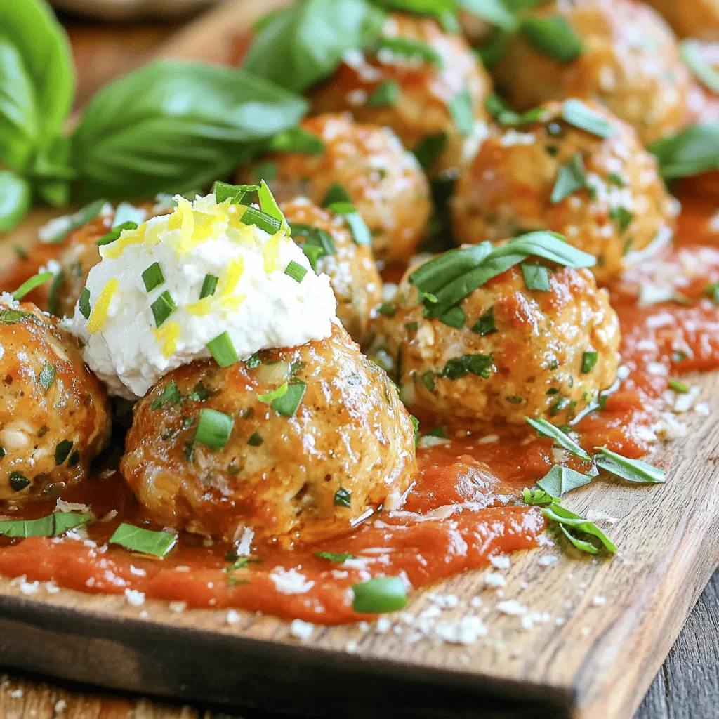 To make Juicy Italian Chicken Meatballs, you need simple, fresh ingredients.