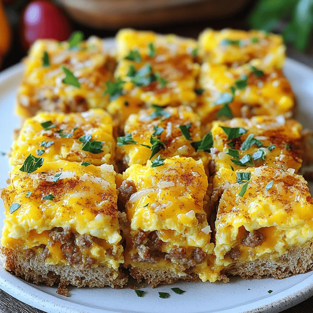 Overnight Sausage and Egg Casserole Flavor Boost