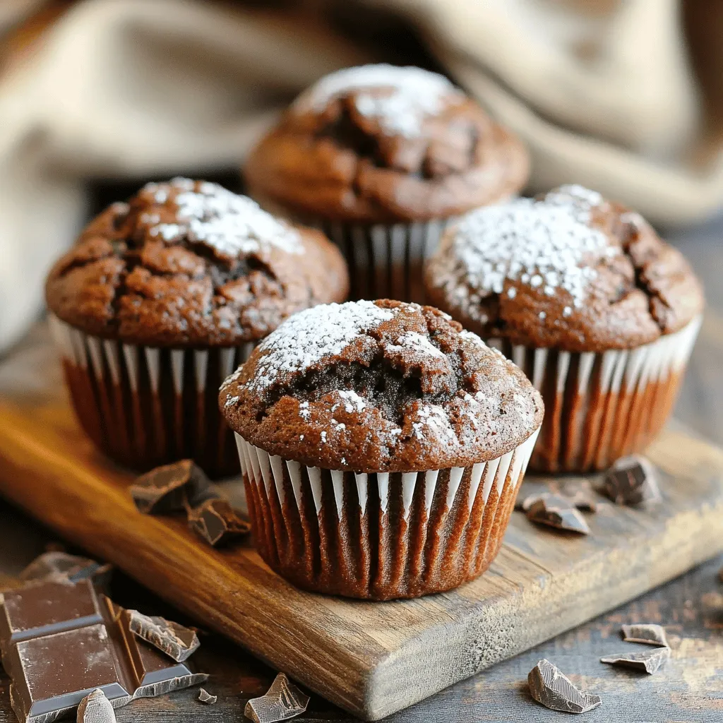Healthy Chocolate Zucchini Muffins Easy and Delicious Recipe