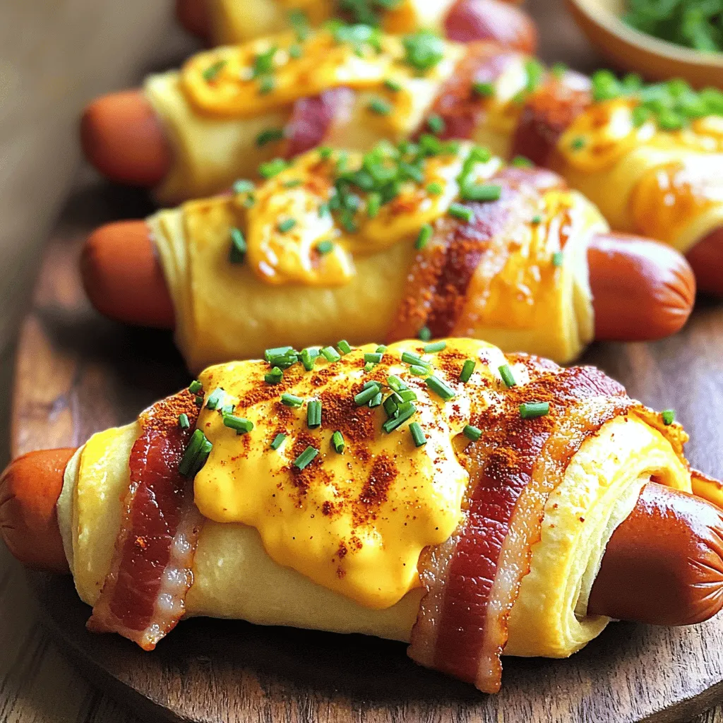 The ingredients for pigskin in a blanket are simple and fun. You need just a few items to create this tasty snack.