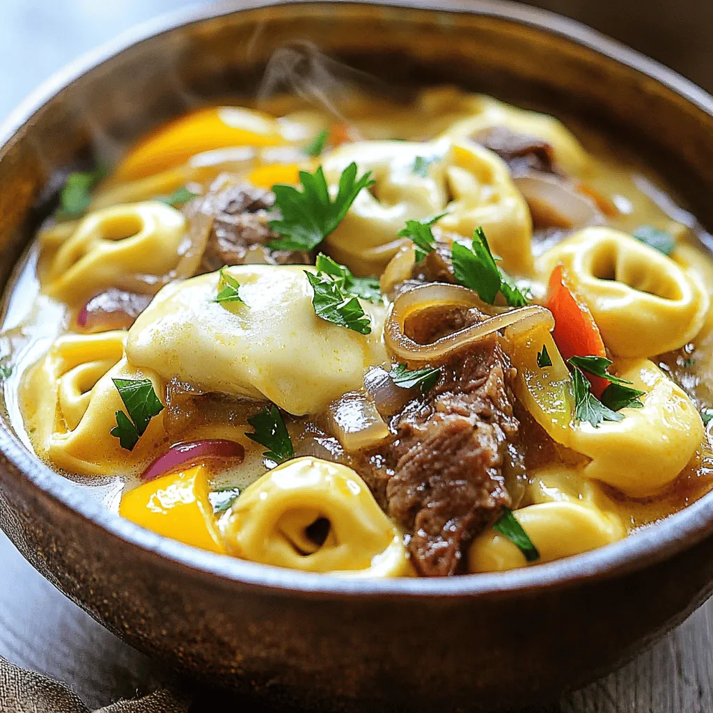 Cheesesteak Tortellini Bliss Flavorful and Easy Recipe