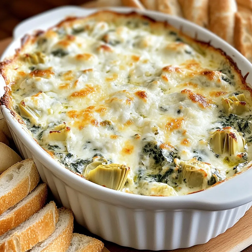 Creamy Spinach Artichoke Dip Savory Delight Recipe