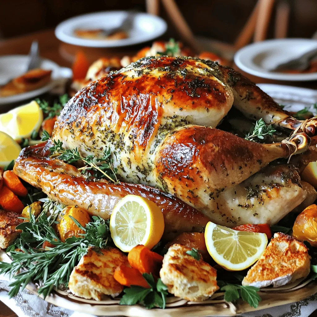 Herb Butter Roasted Turkey Savory Flavor Explosion