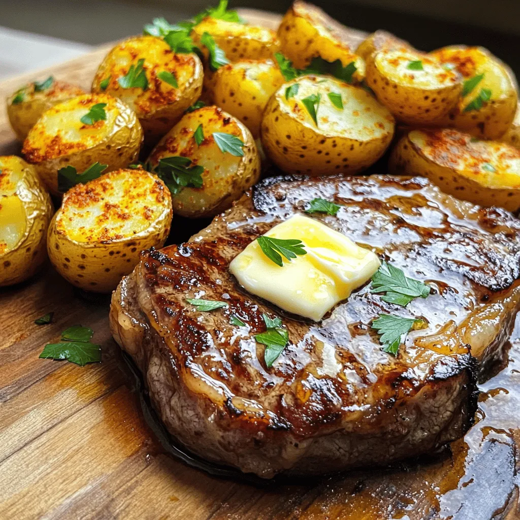 Garlic Butter Steak and Potatoes Simple and Savory
