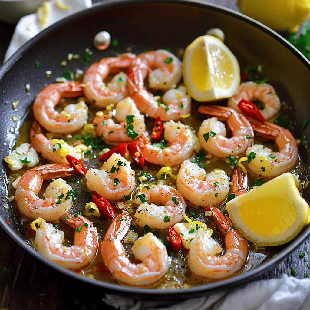 Savory Spicy Garlic Shrimp Easy and Tasty Recipe