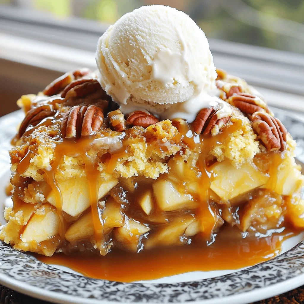 Caramel Apple Dump Cake Irresistible Fall Delight