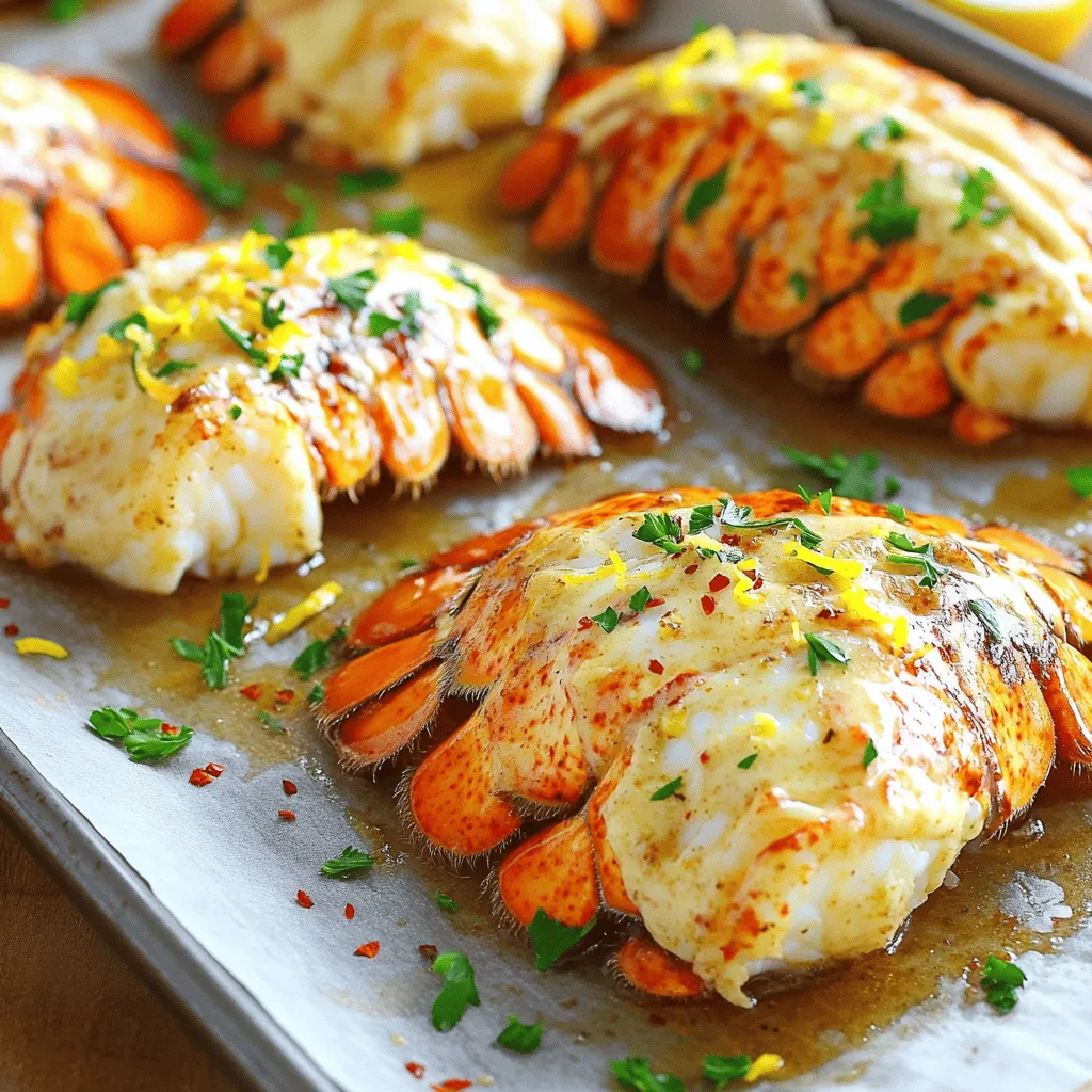 Savory Creamy Garlic Butter Lobster Tails Delight