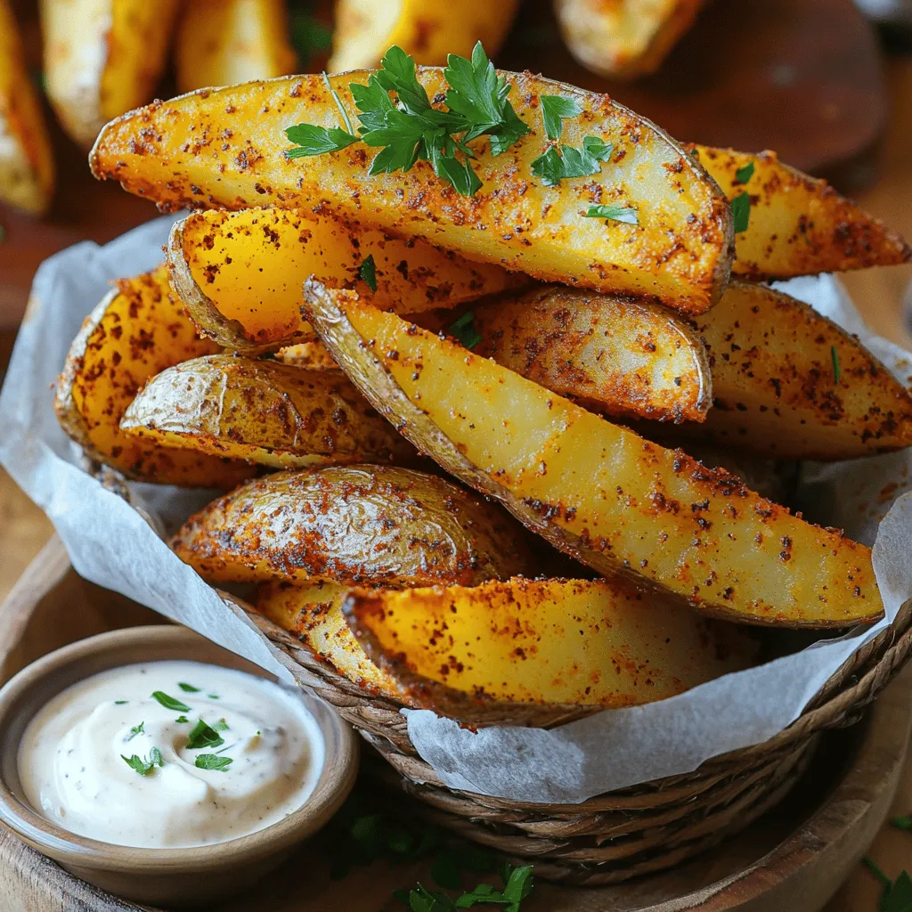 Crispy Cajun Potato Wedges Flavorful and Easy Snack