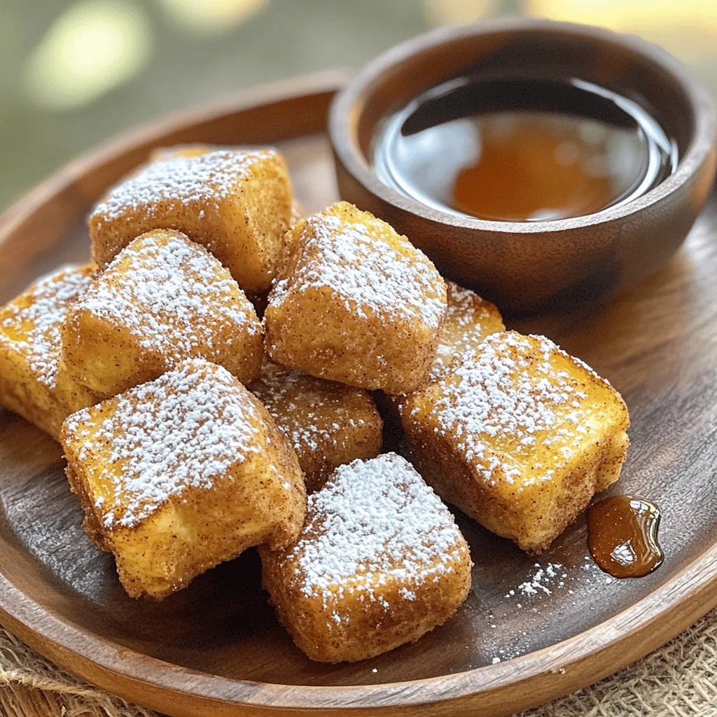Cinnamon Roll French Toast Bites are a fun twist on classic French toast. They mix the sweet flavors of cinnamon rolls with the creamy texture of French toast. People love them because they are bite-sized and easy to eat. They make breakfast exciting and tasty.