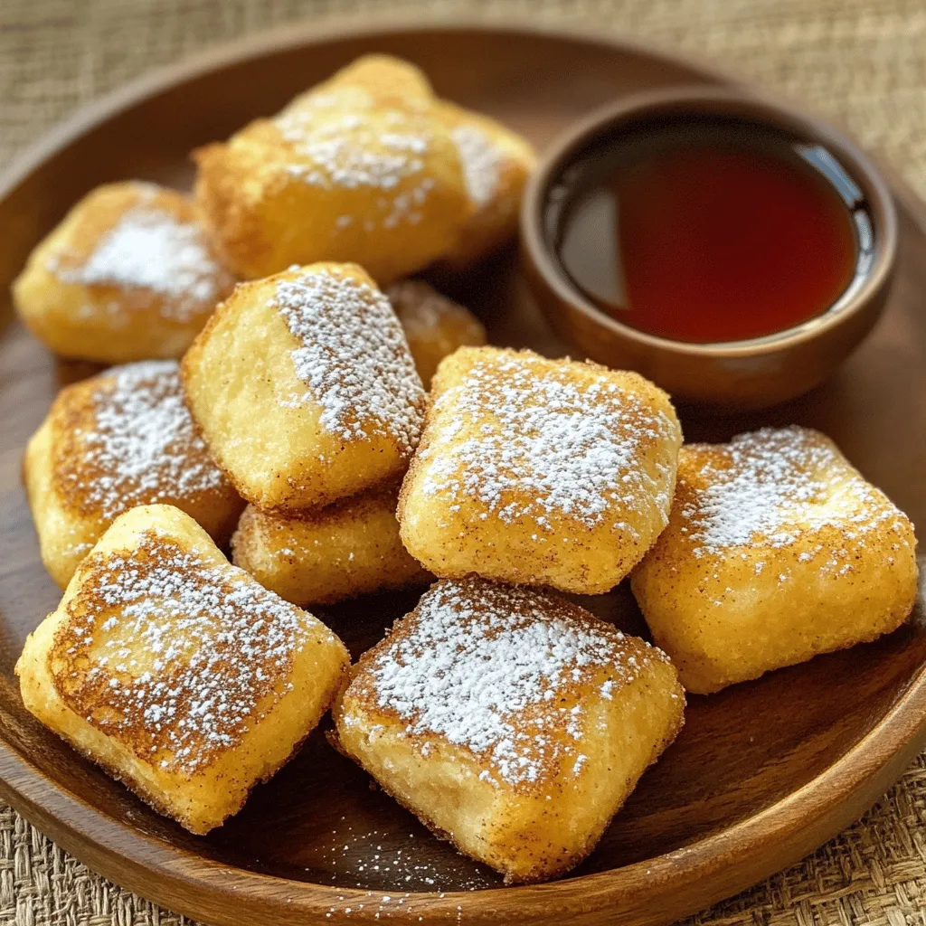 Cinnamon Roll French Toast Bites Easy and Tasty Treat