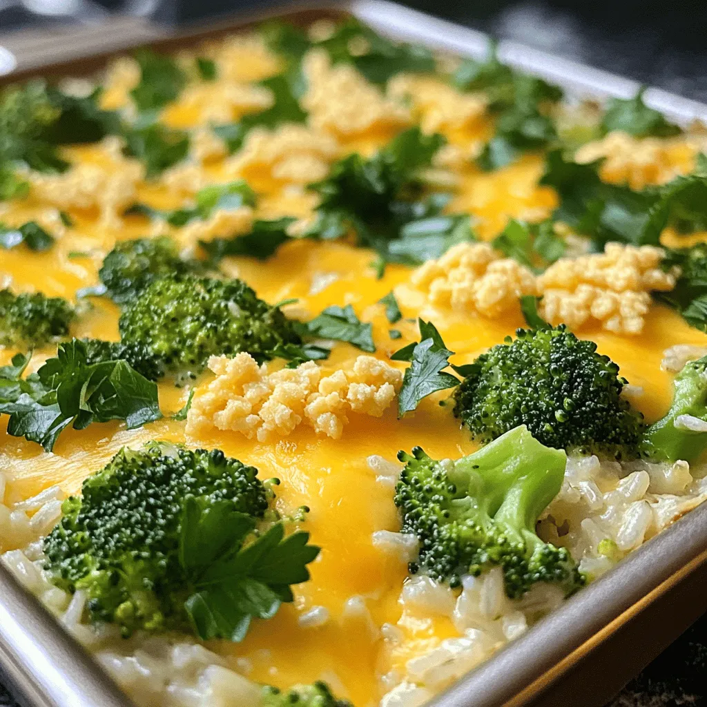 Cheesy Broccoli Rice Casserole Easy Family Meal