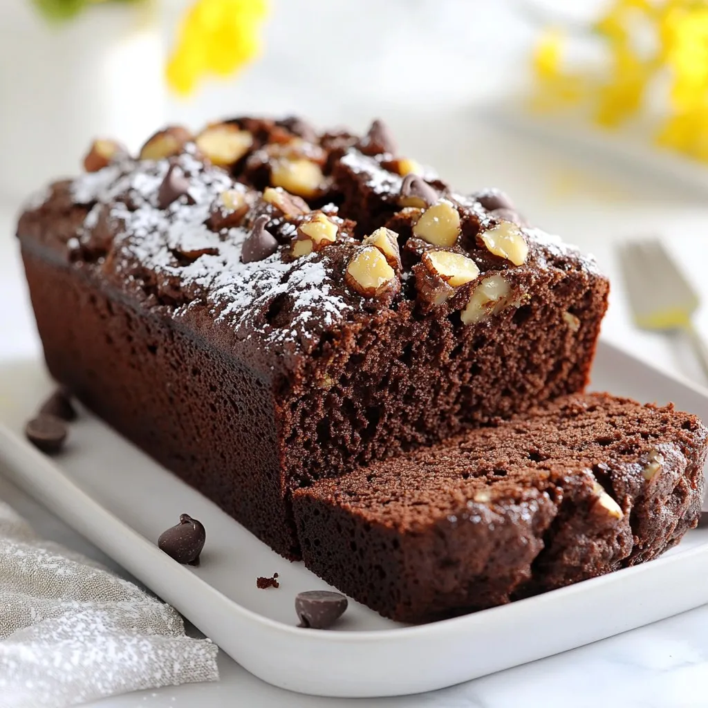 Double Chocolate Zucchini Bread Delightful and Easy