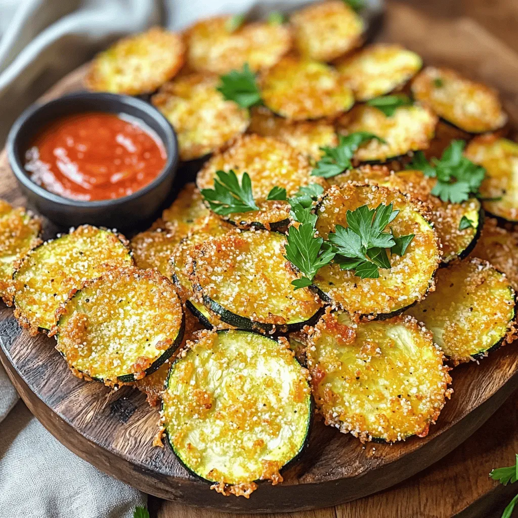 Air Fryer Parmesan Zucchini Chips Crunchy Delight