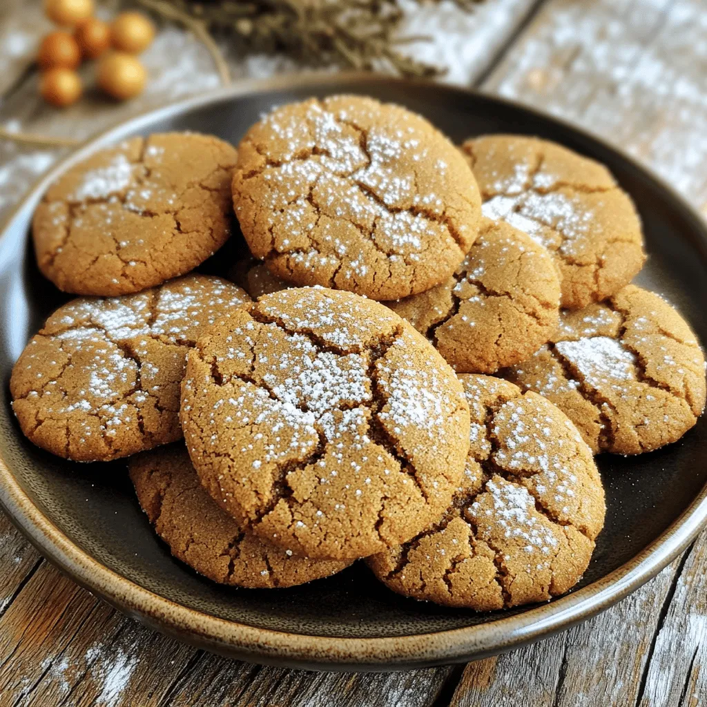 Molasses Spice Cookies Delightful and Warm Treat