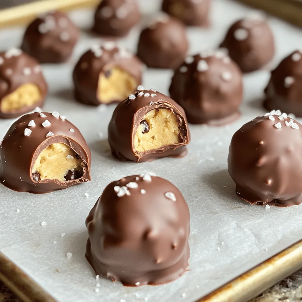 Chocolate Chip Cookie Dough Truffles Delightful Treat