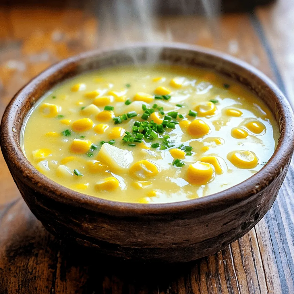 Creamy Corn Chowder Delightful and Easy Recipe