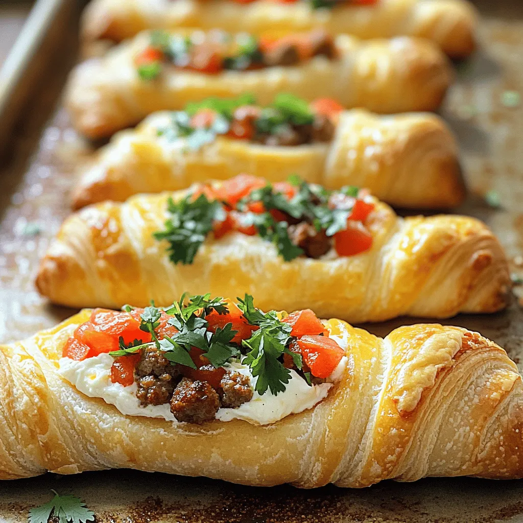 Savory Rotel Sausage Cream Cheese Crescents Delight