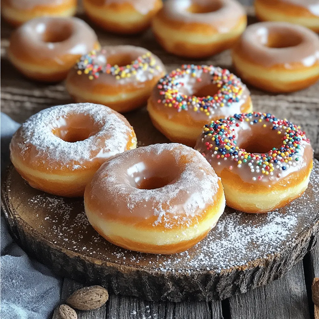 - 2 ¼ teaspoons active dry yeast - ¼ cup warm milk (110°F) - ½ cup granulated sugar, divided - ½ cup unsalted butter, softened - 2 large eggs - 1 teaspoon vanilla extract - ¾ teaspoon salt - 4 cups all-purpose flour, plus more for dusting - ½ cup water - Vegetable oil, for frying - 1 cup powdered sugar - 3 tablespoons milk (for glaze)