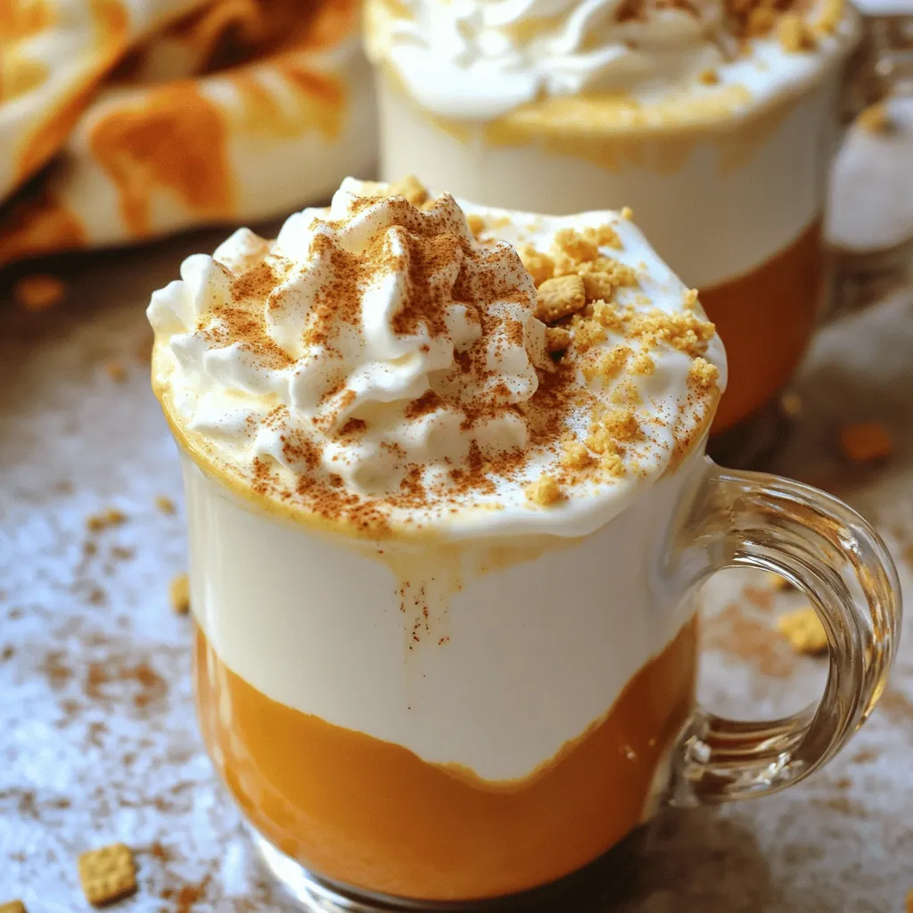 Pumpkin Pie White Hot Chocolate Cozy and Creamy Drink