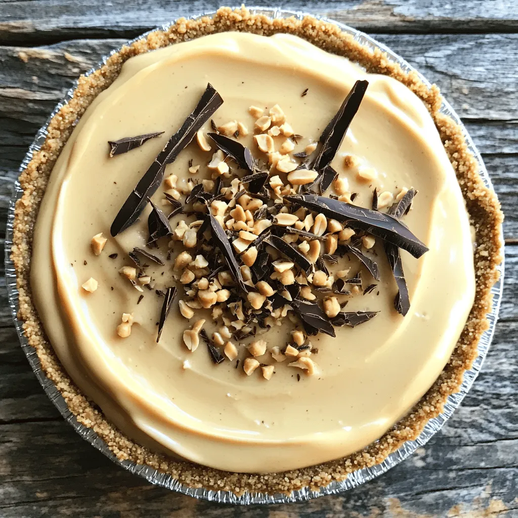 No Bake Peanut Butter Pie Delightful and Easy Recipe