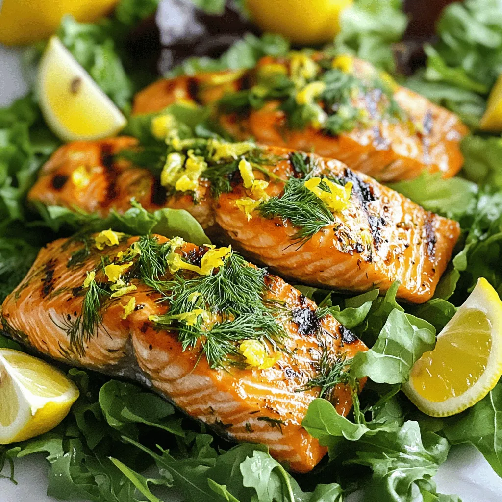 Lemon Dill Grilled Salmon Simple and Tasty Recipe