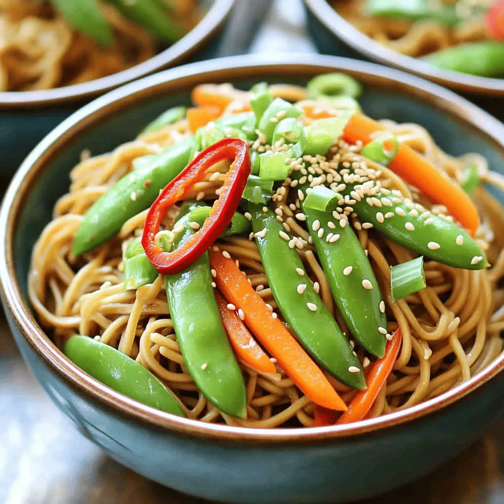 Spicy Sesame Soba Noodles Quick and Flavorful Dish