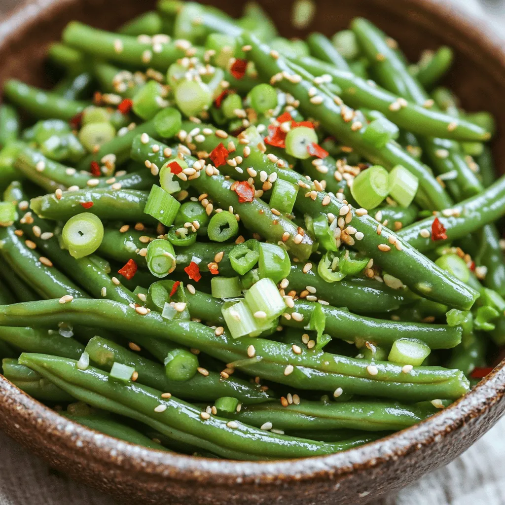 Spicy Garlic Green Beans Flavorful and Easy Side Dish