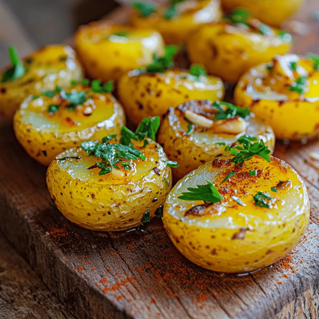 Garlic Herb Roasted Potatoes Simple and Savory Dish