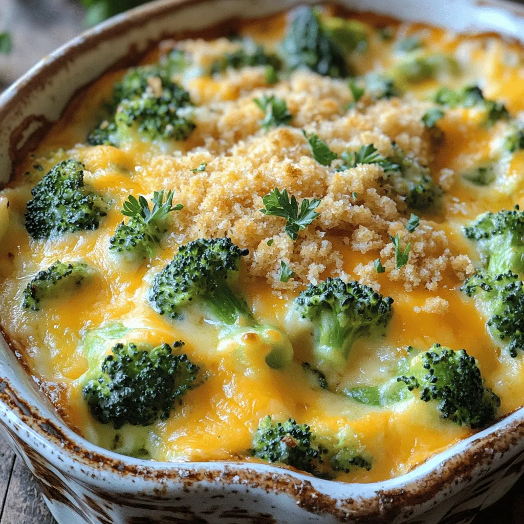 Savory Broccoli Cheese Casserole Easy to Prepare