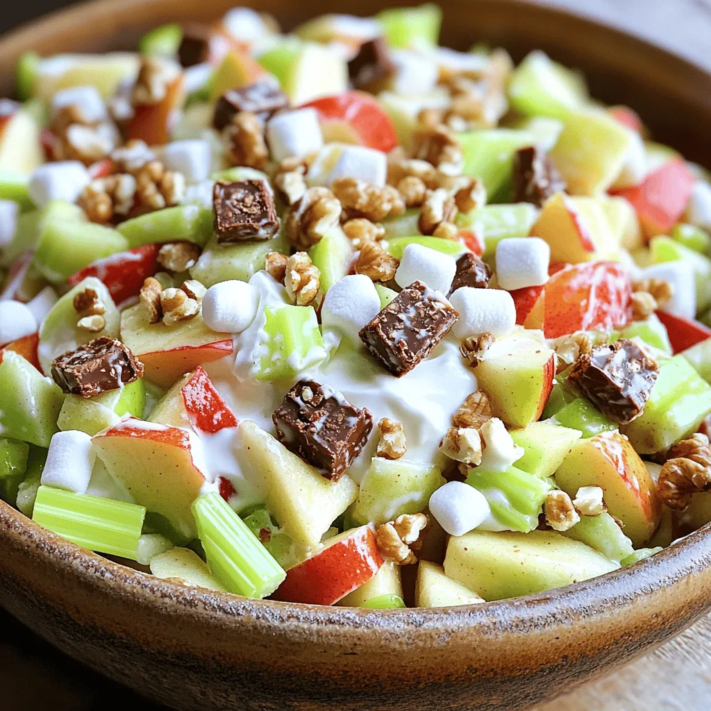 Snickers Apple Salad Delightful and Easy Recipe