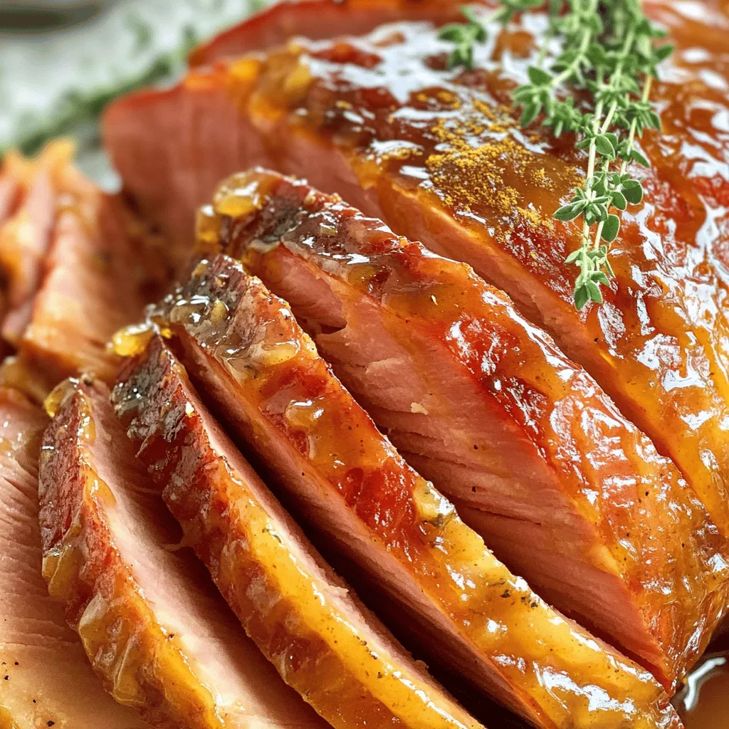 Maple Glazed Ham (Slow Cooker) Perfectly Flavorful Meal
