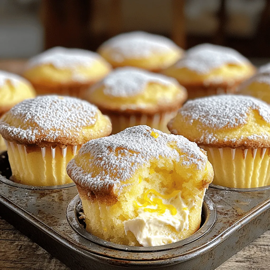 For these delightful Lemon Cream Cheese Muffins, gather the following items: