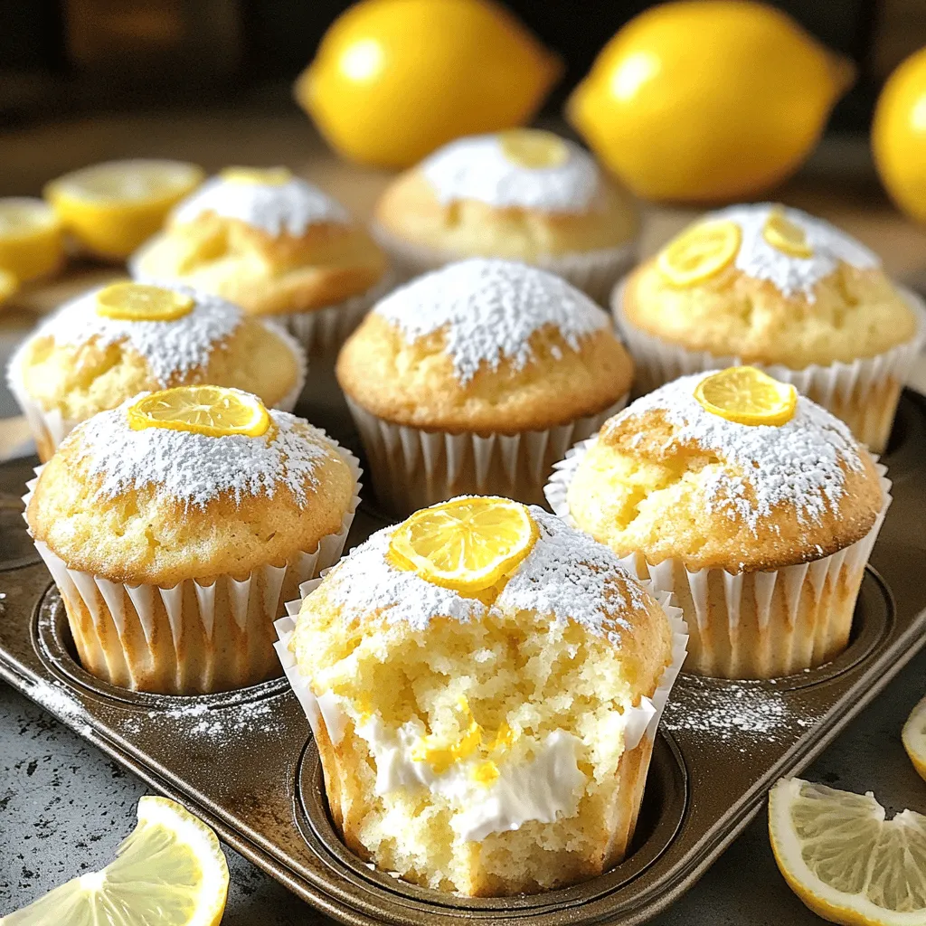 Lemon Cream Cheese Muffins Delicious Morning Treat