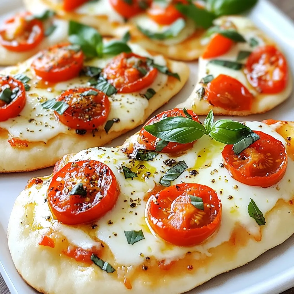 Margherita Naan Pizzas Fresh and Flavorful Recipe