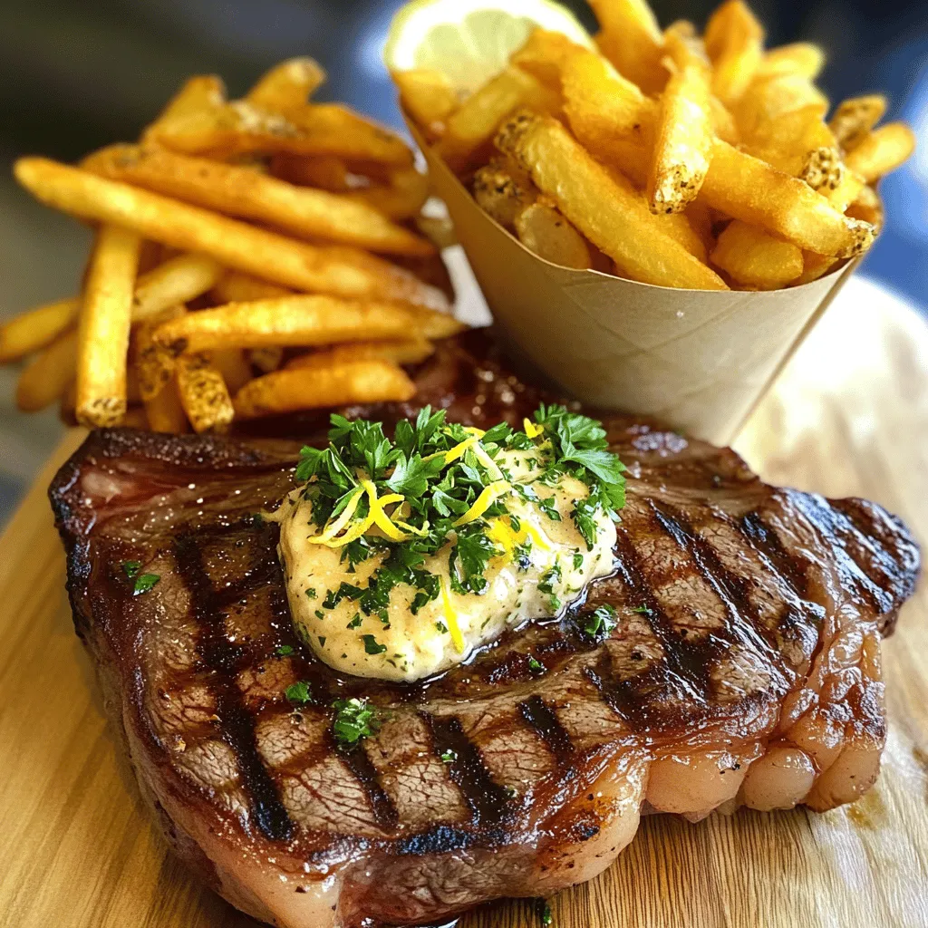 Savory Steak Frites Recipe with Crispy Fries