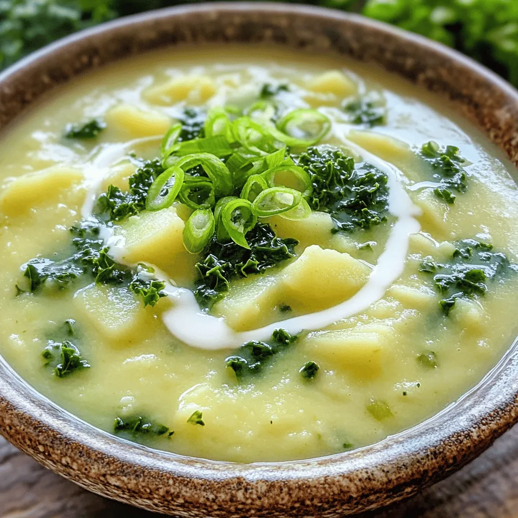 Colcannon soup is a warm bowl of comfort. To make this soup, you need simple, fresh ingredients.