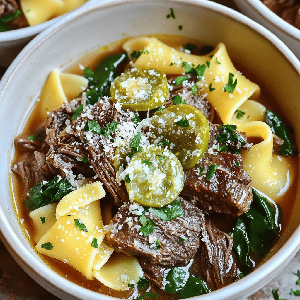 To make savory Mississippi beef noodles, you need a few key ingredients. Each one plays a big role in the dish
