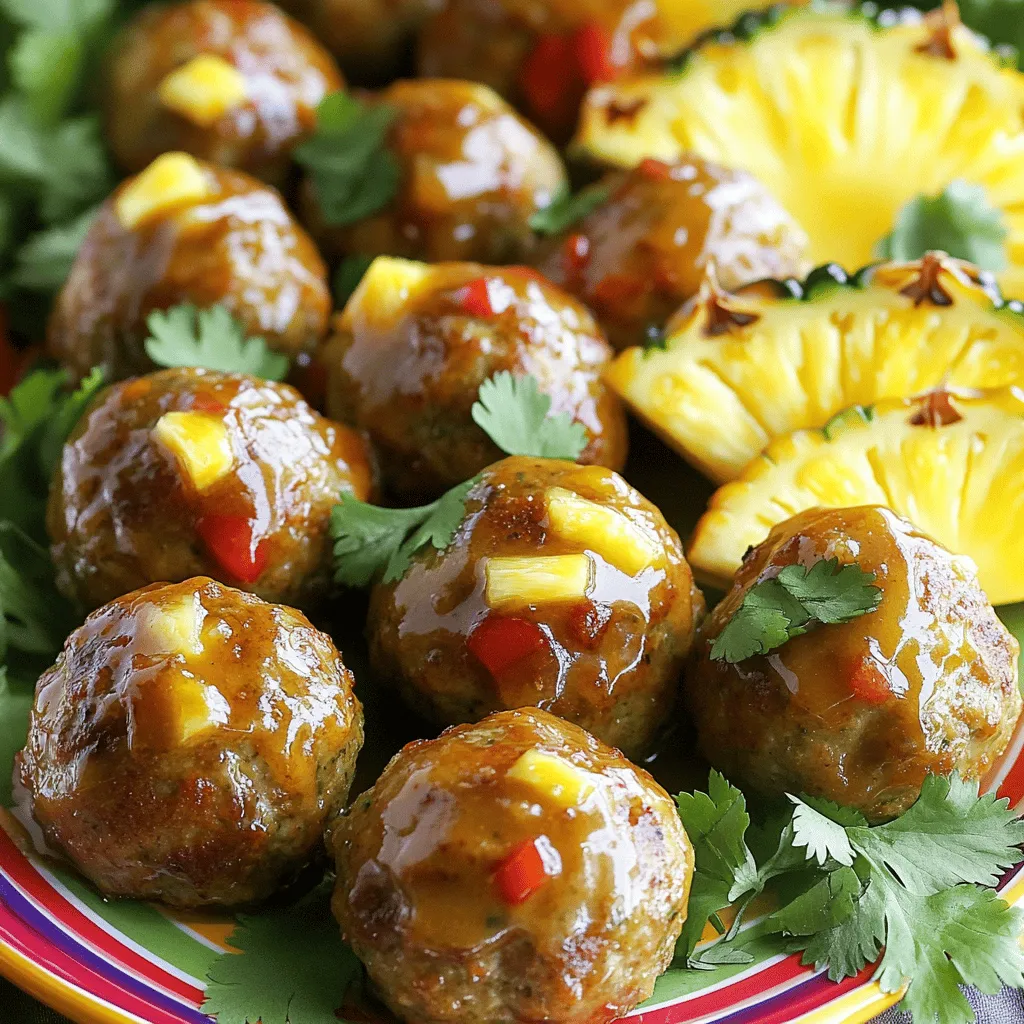 Hawaiian Meatballs Savory and Simple Dinner Delight