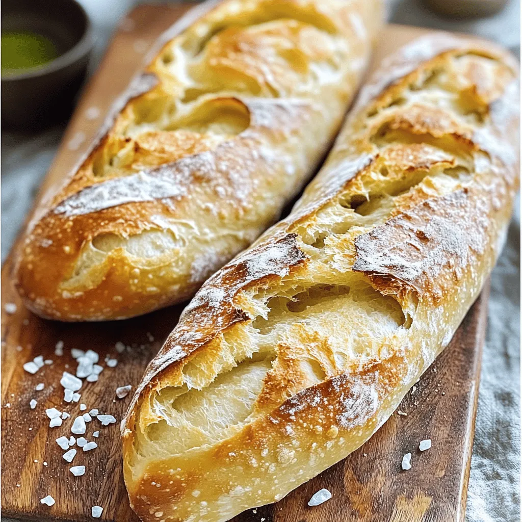 To make ciabatta bread, you need a few key ingredients. The first is flour. I recommend using all-purpose flour. It gives the bread a nice structure.