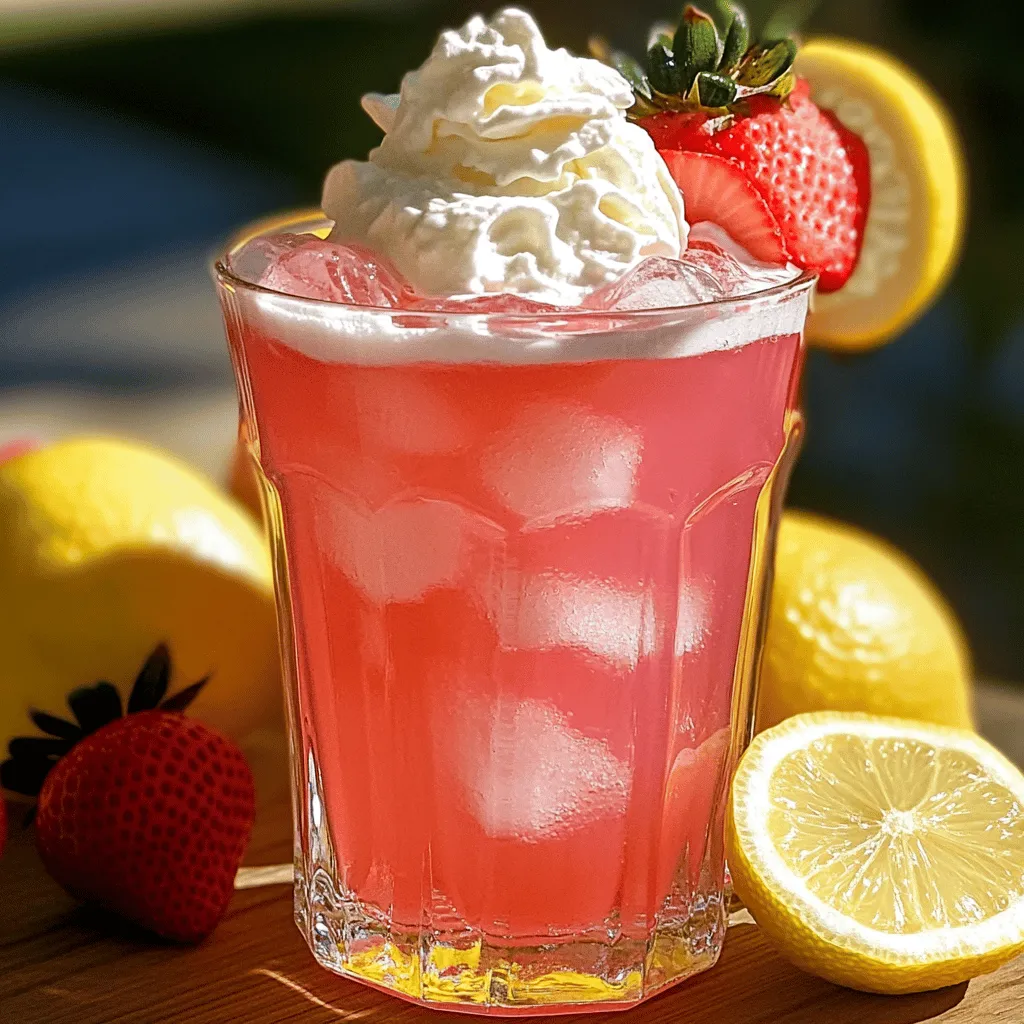 Whipped Pink Lemonade Delightful Summer Refreshment