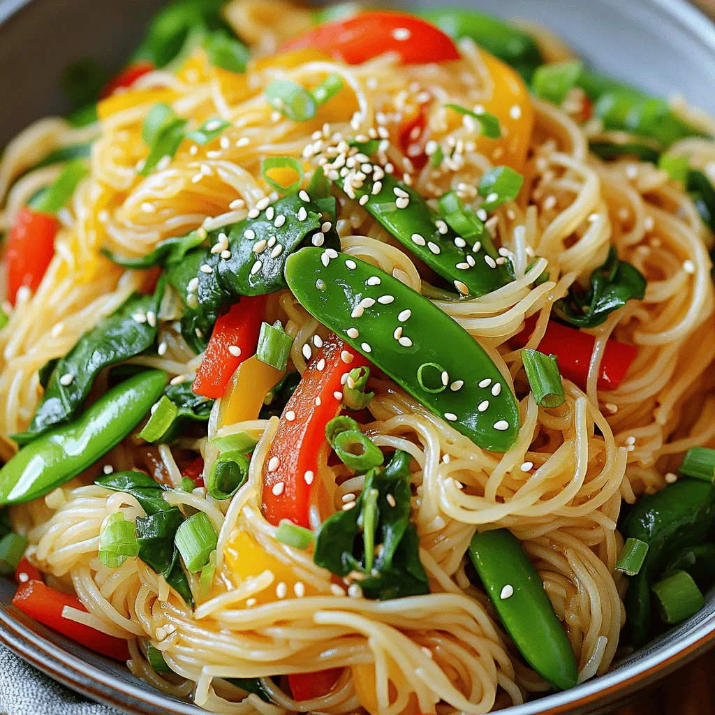 Minute Garlic Ginger Noodle Stir-Fry Quick and Easy